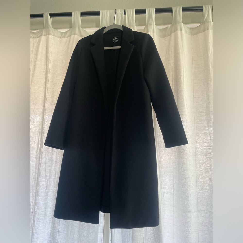 Zara black coat